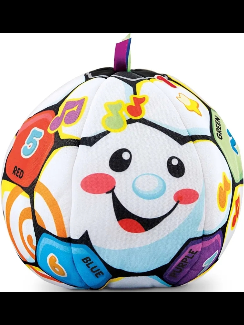 Fisher-Price Laugh & Learn Singin' Soccer Ball - White & Multicolor - Picture 4 of 5